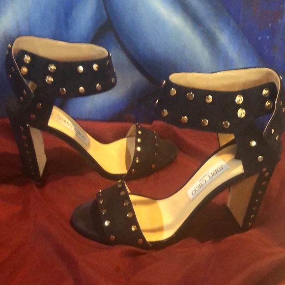 Jimmy Choi Navel blue with gold studs. Adorable - Picture 2 of 5